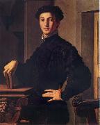 BRONZINO, Agnolo Portrait of a young man oil painting artist